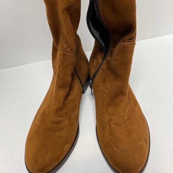 Suede Thigh High Boots - Picture 4 of 9